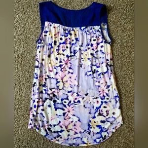 Simply Vera by Vera Wang Floral Tank/Size Small